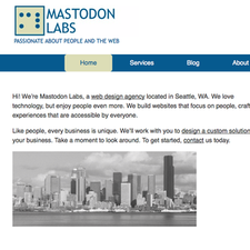small screenshot of mastodon labs